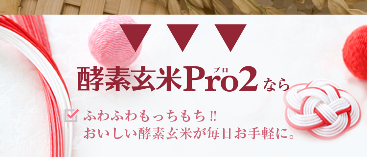 酵素玄米Pro2なら